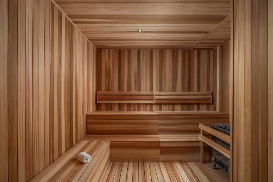 2 Private Locker Room Saunas